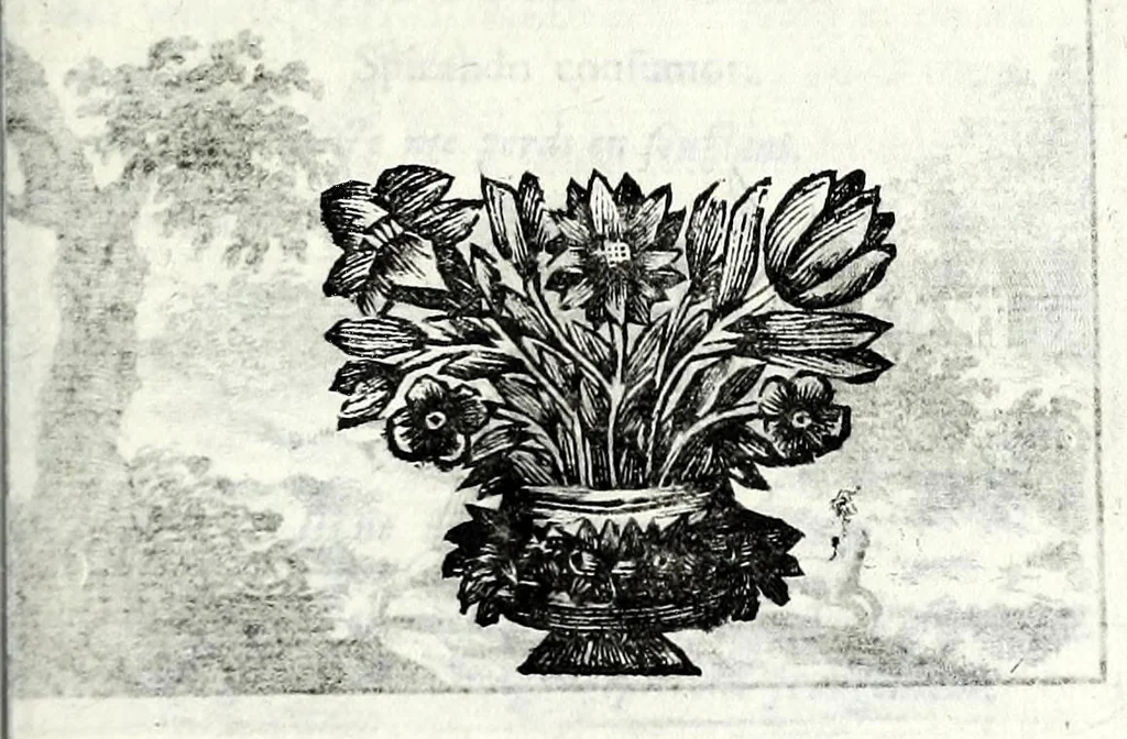 An illustration from C.F. Menestrerii S.J. Philosophia imaginum, id est, Sylloge symbolorum amplissima : qua plurima regum, principum, nobilium, foeminarum illustrium, eruditorum, aliorumque virorum in Europa praestantium, quae prostant, summa diligentia sunt congesta methodoque succincta exhibita : e lingua Gallica in Latinam translata, figurisque elegantioribus ac antea ornata, 1695, leaf 621