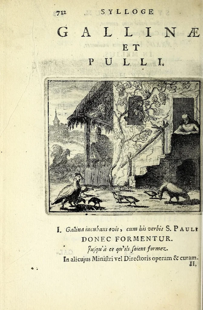 An illustration from C.F. Menestrerii S.J. Philosophia imaginum, id est, Sylloge symbolorum amplissima : qua plurima regum, principum, nobilium, foeminarum illustrium, eruditorum, aliorumque virorum in Europa praestantium, quae prostant, summa diligentia sunt congesta methodoque succincta exhibita : e lingua Gallica in Latinam translata, figurisque elegantioribus ac antea ornata, 1695, leaf 744
