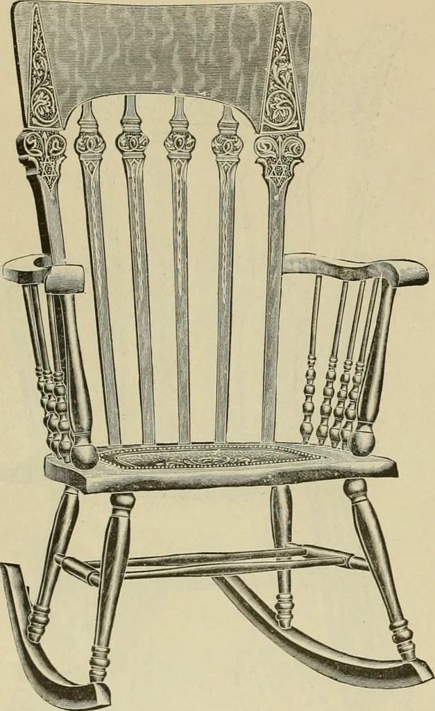 An illustration from Chairs, reed and rattan rockers., 1900, leaf 11