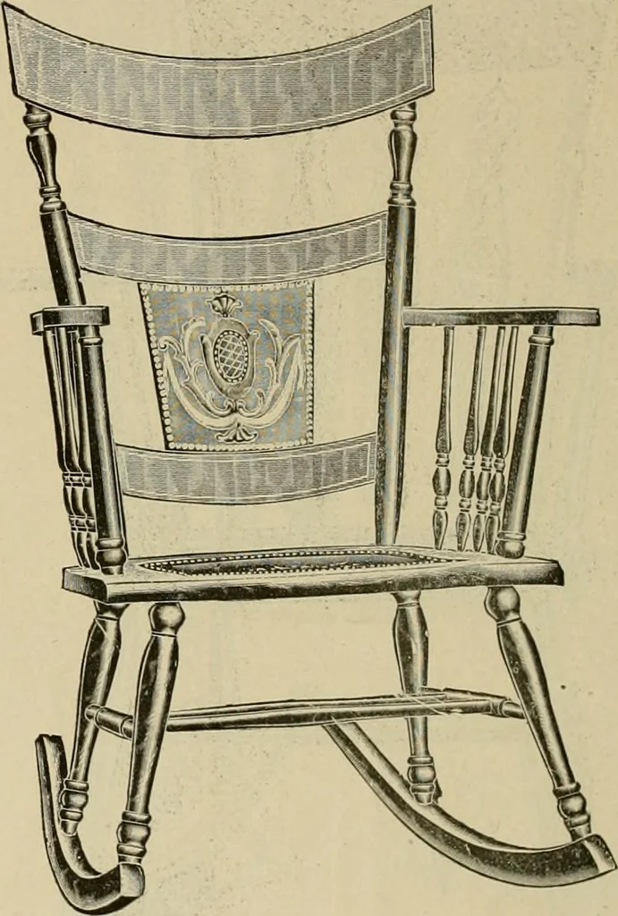 An illustration from Chairs, reed and rattan rockers., 1900, leaf 11