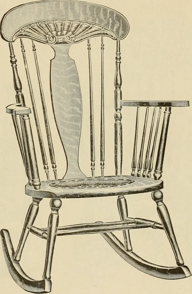 An illustration from Chairs, reed and rattan rockers., 1900, leaf 12