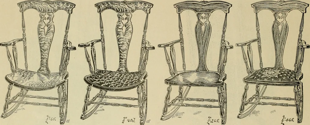 An illustration from Chairs, reed and rattan rockers., 1900, leaf 23
