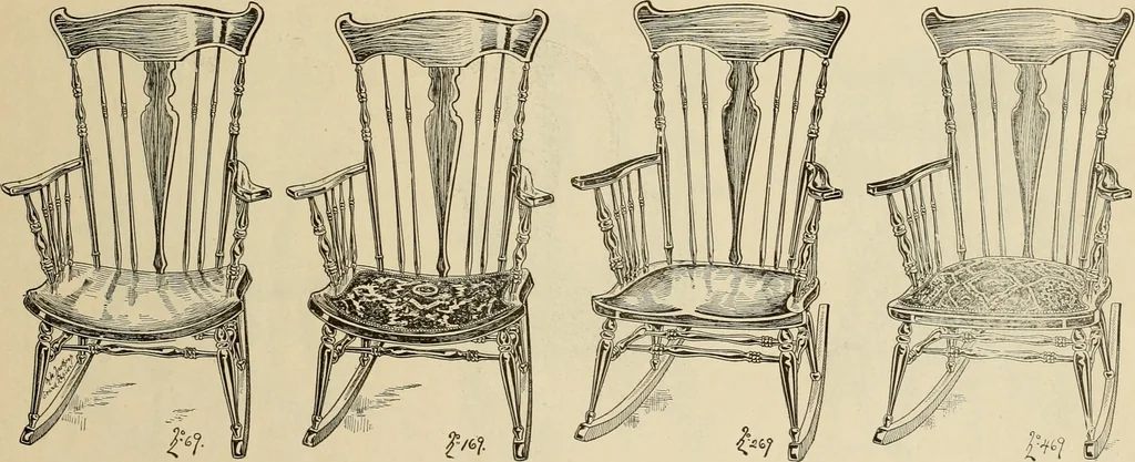 An illustration from Chairs, reed and rattan rockers., 1900, leaf 24