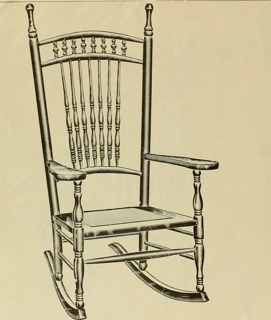 An illustration from Chairs, reed and rattan rockers., 1900, leaf 29