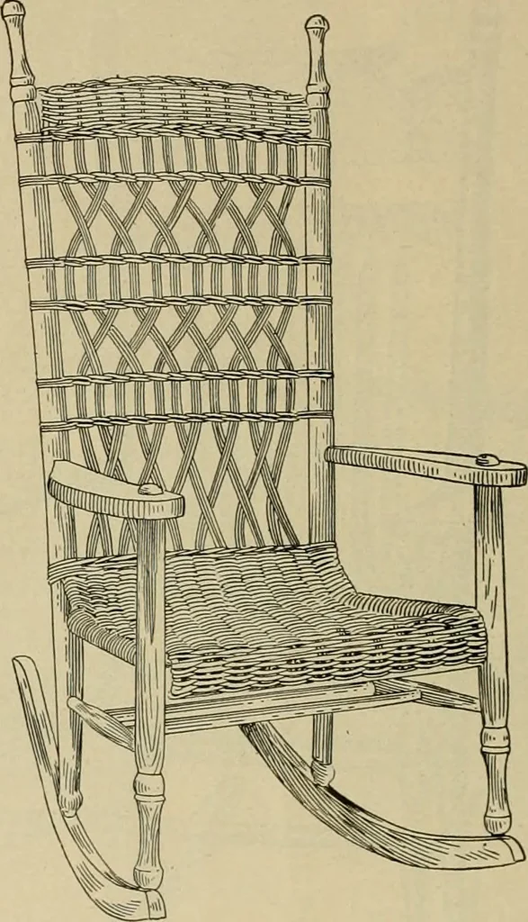 An illustration from Chairs, reed and rattan rockers., 1900, leaf 29
