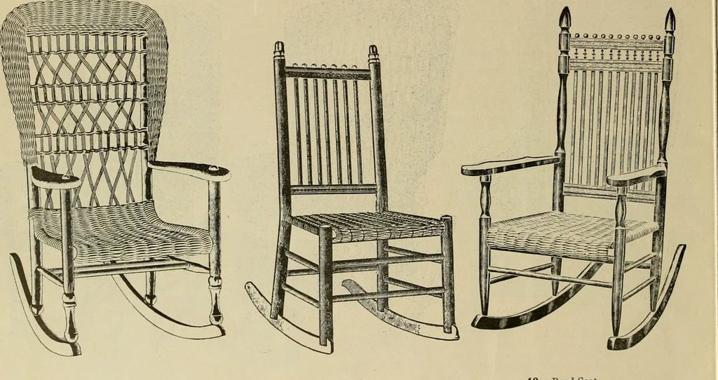 An illustration from Chairs, reed and rattan rockers., 1900, leaf 31