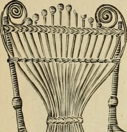 An illustration from Chairs, reed and rattan rockers., 1900, leaf 32