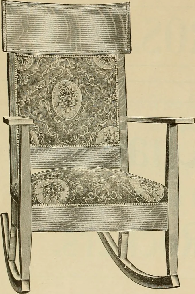 An illustration from Chairs, reed and rattan rockers., 1900, leaf 5