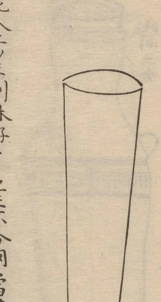 An illustration from Chaki meikeihen, 1838, leaf 26