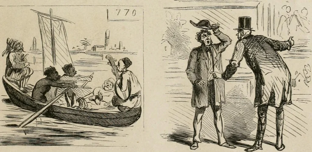 An illustration from Cham au Salon de 1863, 1863, leaf 12