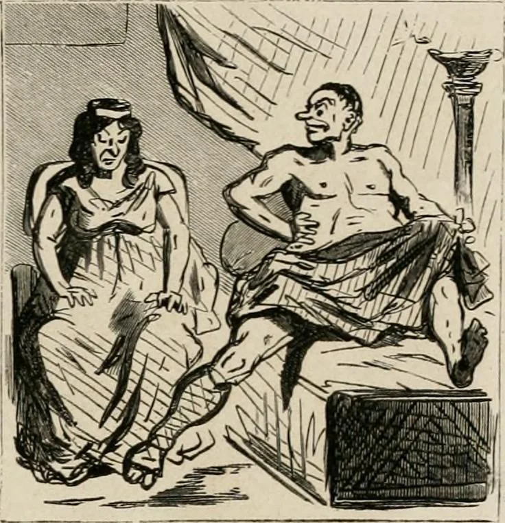 An illustration from Cham au Salon de 1863, 1863, leaf 14