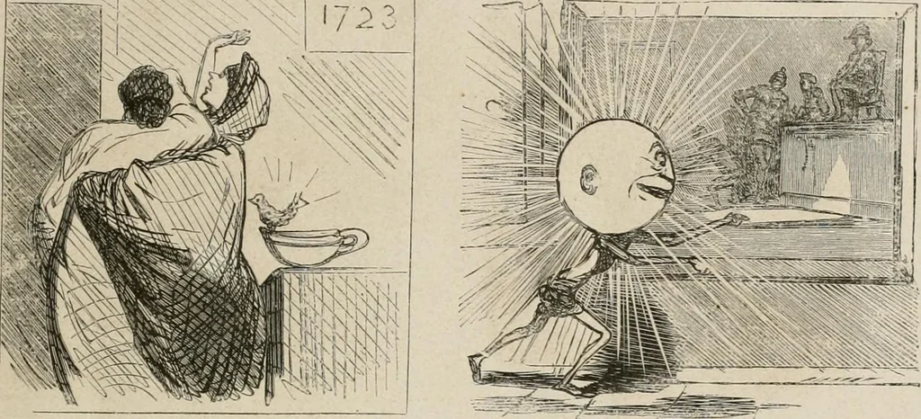 An illustration from Cham au Salon de 1863, 1863, leaf 16