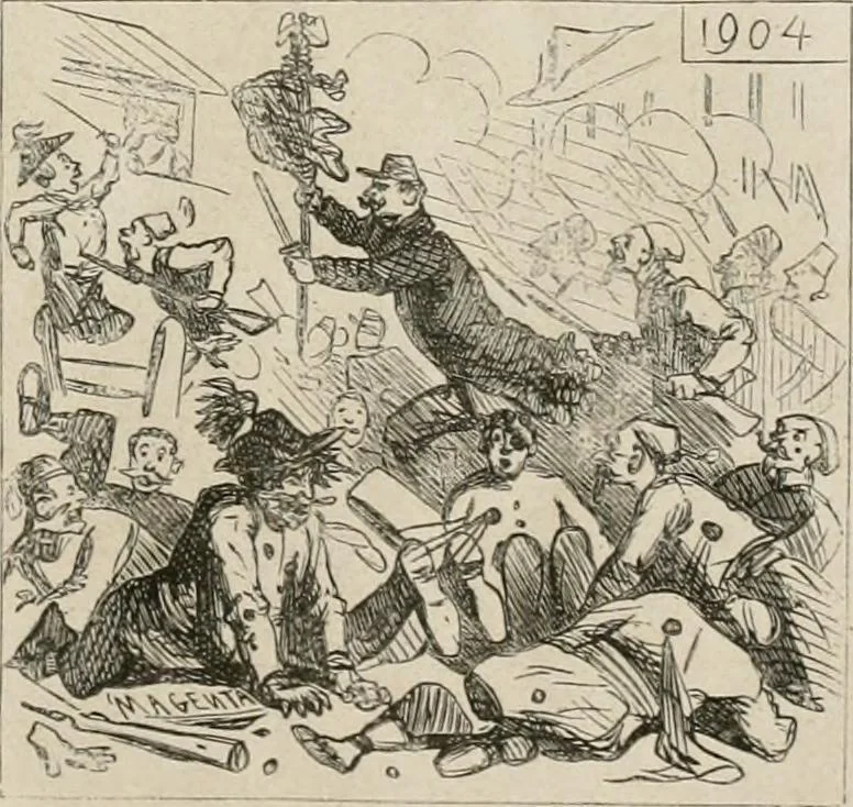 An illustration from Cham au Salon de 1863, 1863, leaf 16