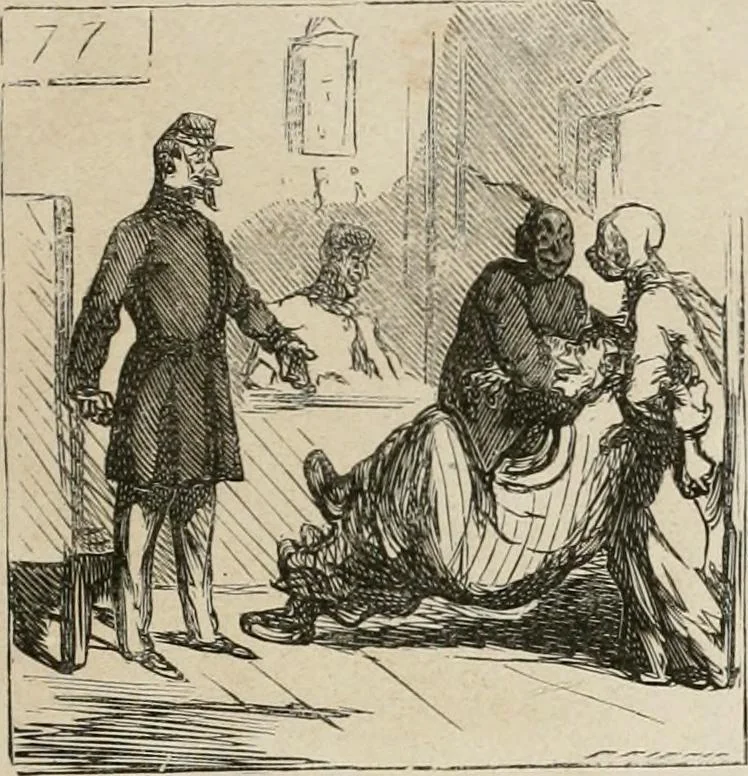 An illustration from Cham au Salon de 1863, 1863, leaf 24