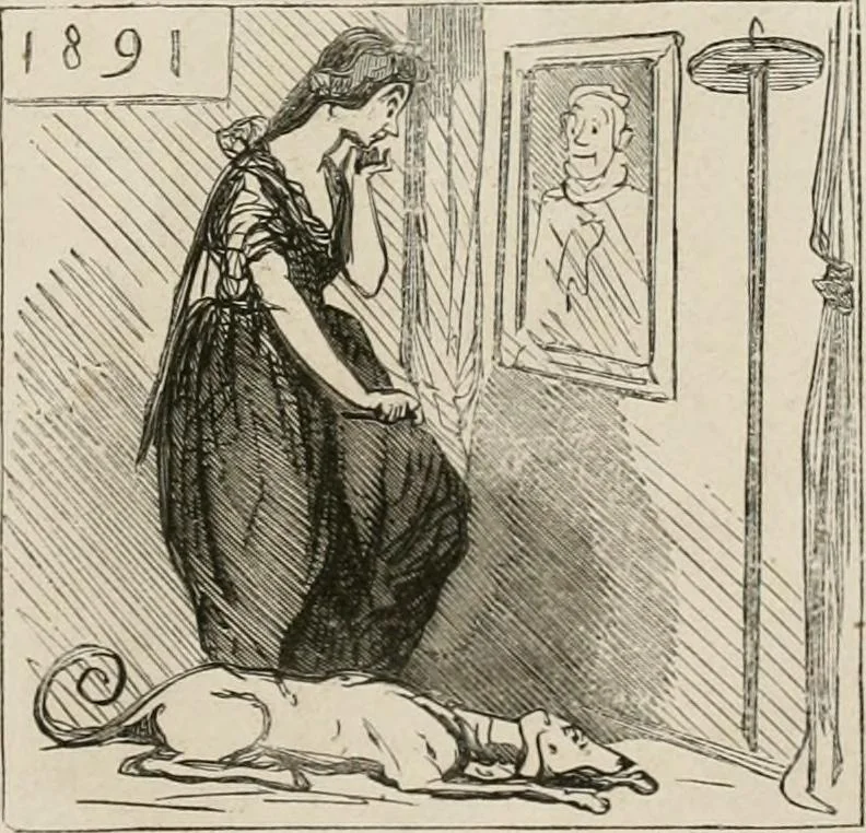 An illustration from Cham au Salon de 1863, 1863, leaf 24