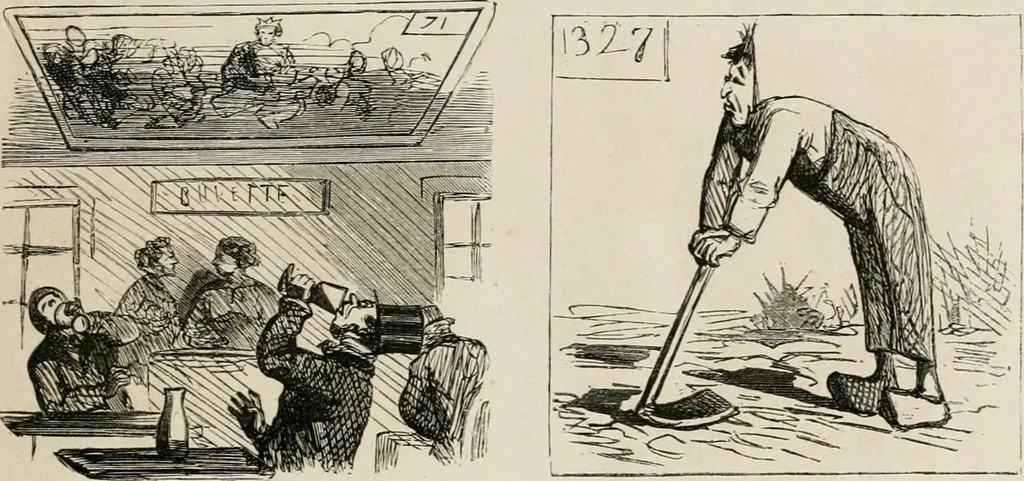 An illustration from Cham au Salon de 1863, 1863, leaf 26
