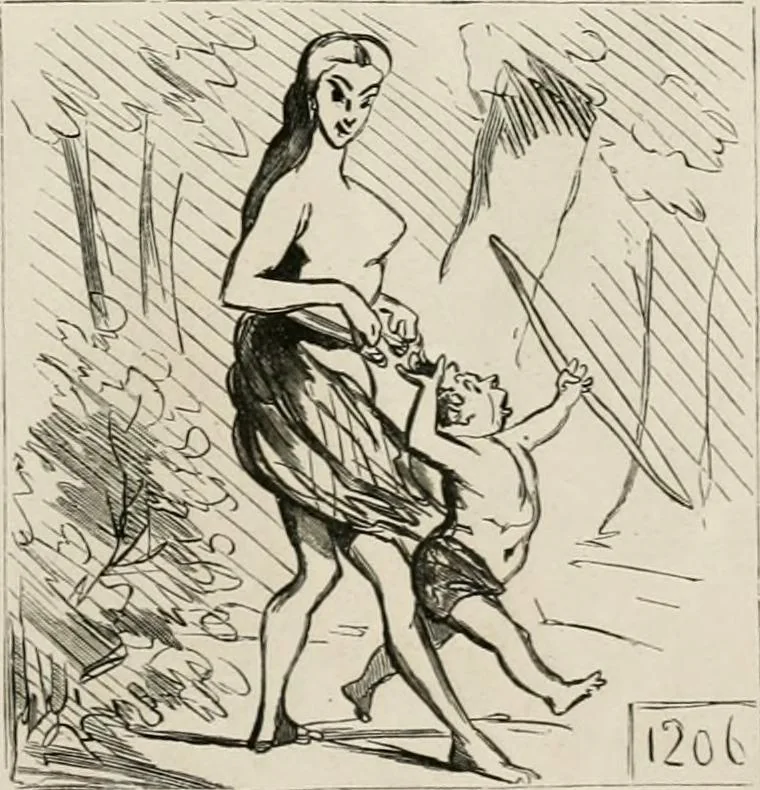 An illustration from Cham au Salon de 1863, 1863, leaf 26
