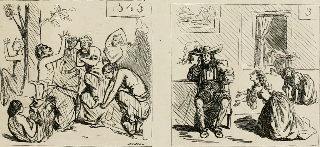 An illustration from Cham au Salon de 1863, 1863, leaf 28