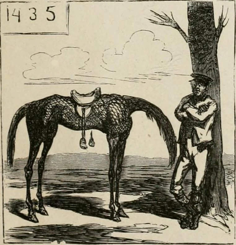 An illustration from Cham au Salon de 1863, 1863, leaf 30