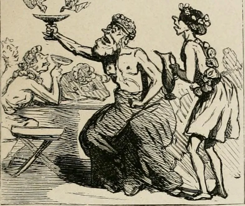 An illustration from Cham au Salon de 1863, 1863, leaf 32