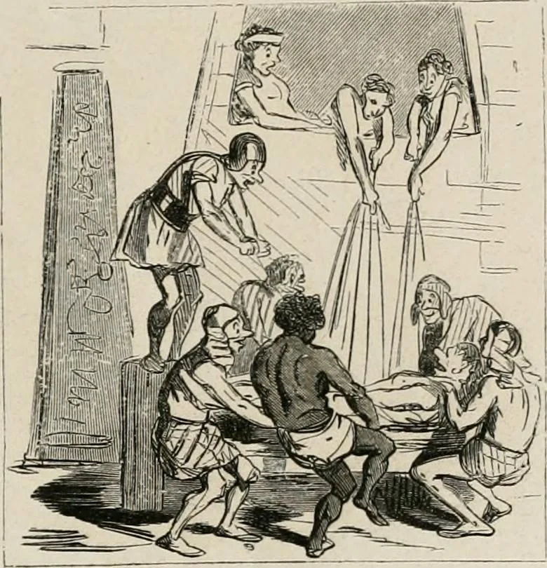 An illustration from Cham au Salon de 1863, 1863, leaf 32