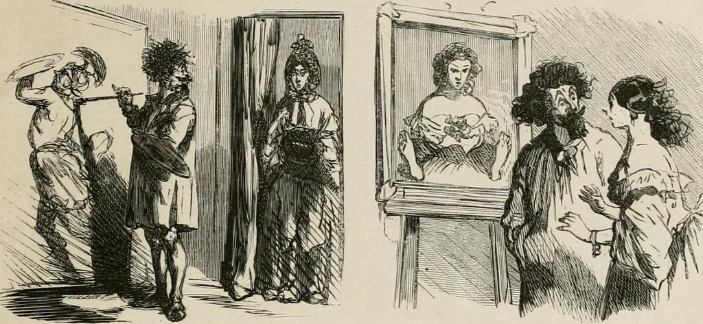 An illustration from Cham au Salon de 1863, 1863, leaf 4