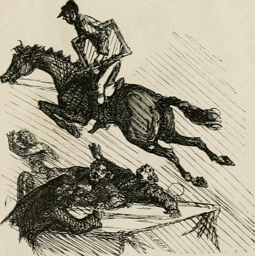 An illustration from Cham au Salon de 1863, 1863, leaf 6