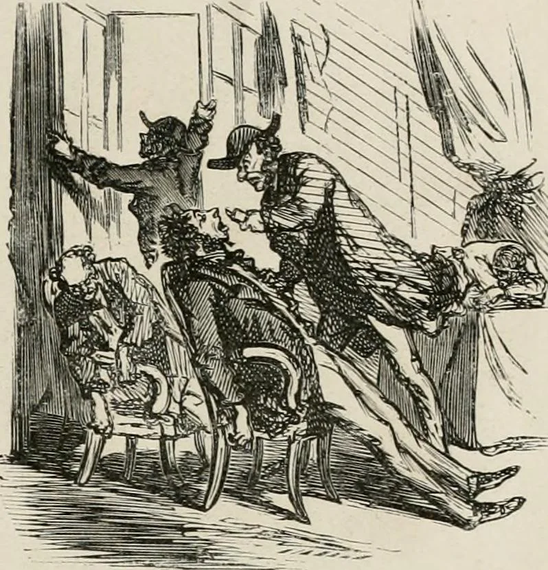 An illustration from Cham au Salon de 1863, 1863, leaf 8