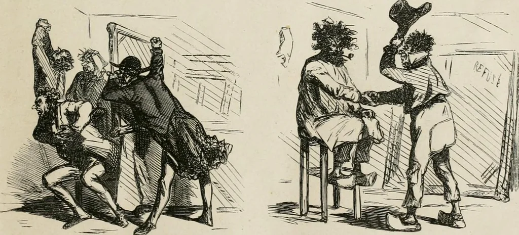 An illustration from Cham au Salon de 1863, 1863, leaf 8