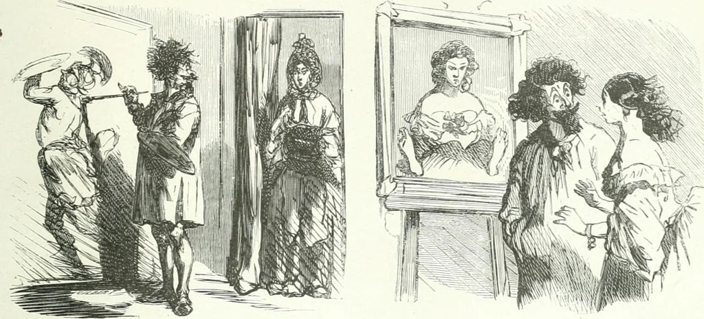 An illustration from Cham, 1853, leaf 100