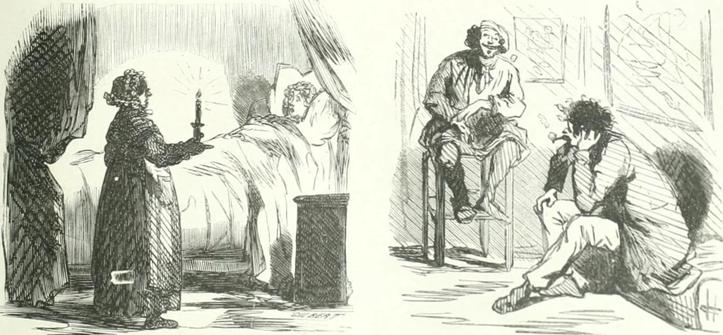 An illustration from Cham, 1853, leaf 100