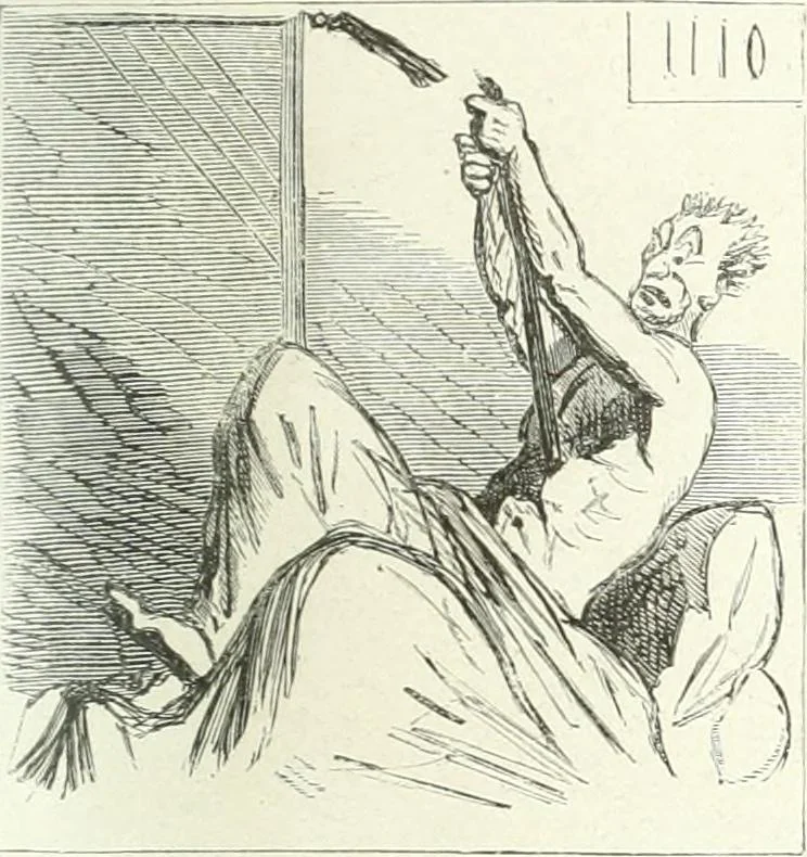 An illustration from Cham, 1853, leaf 102