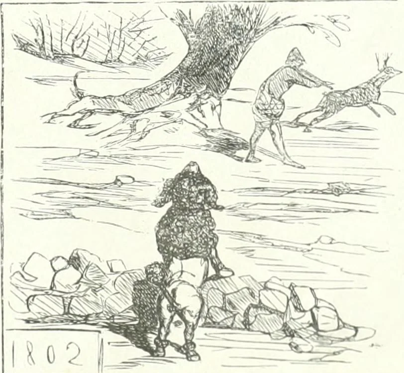 An illustration from Cham, 1853, leaf 102