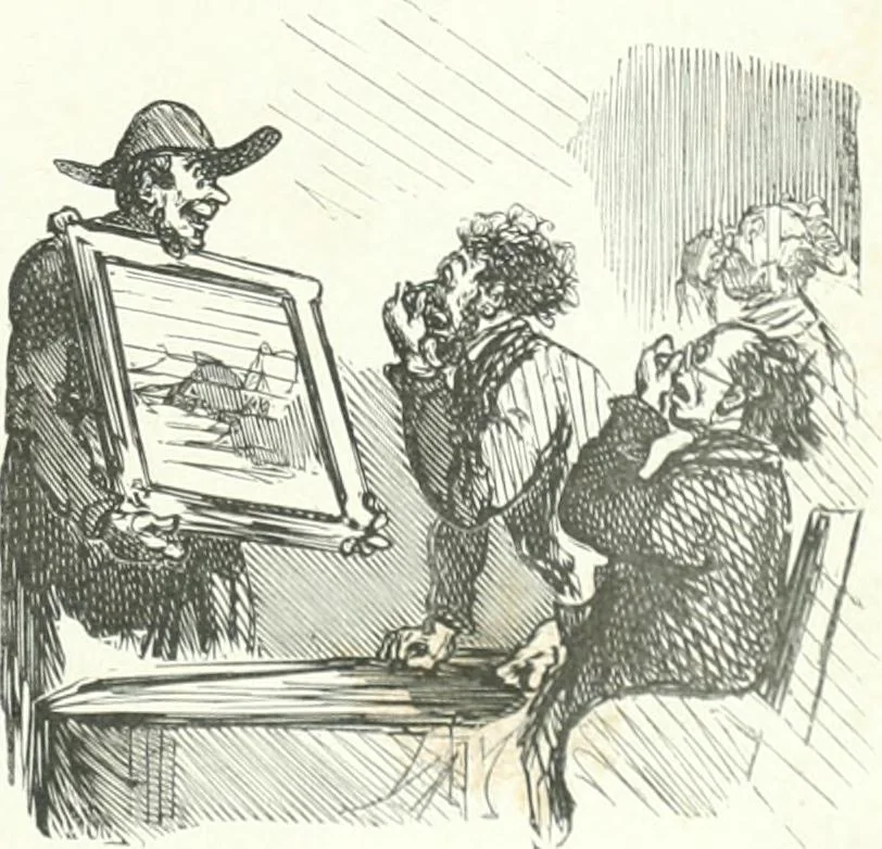 An illustration from Cham, 1853, leaf 108