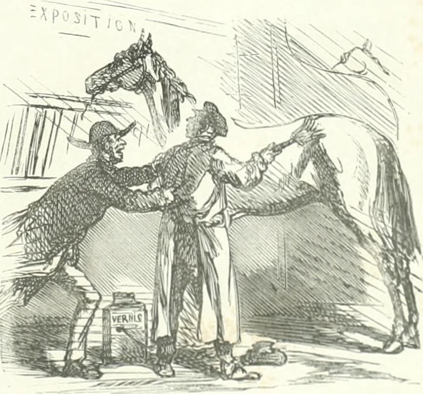 An illustration from Cham, 1853, leaf 110