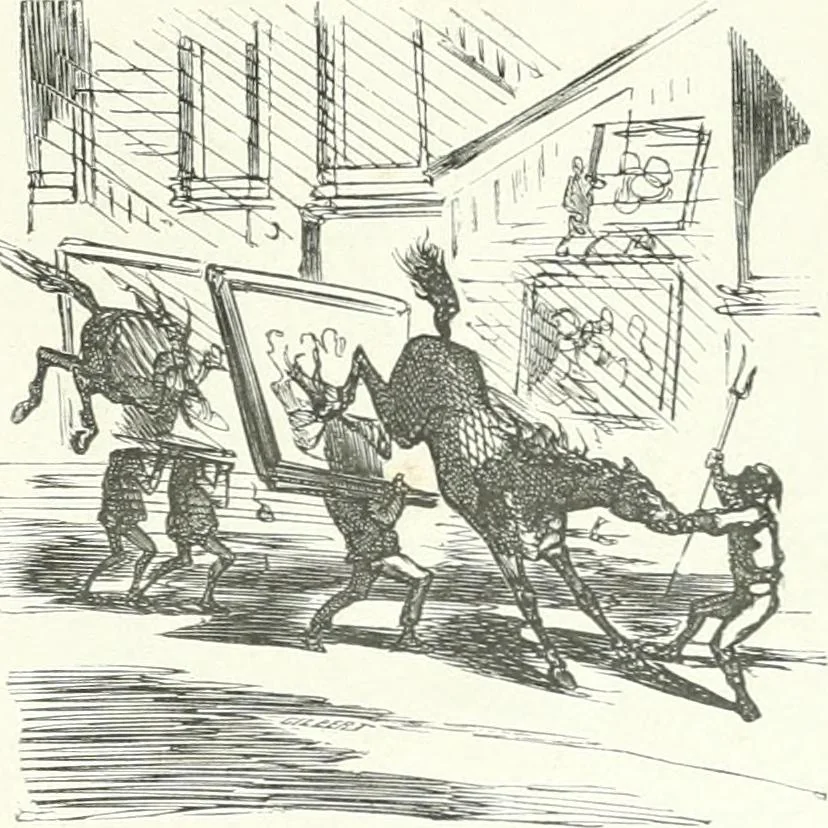 An illustration from Cham, 1853, leaf 112