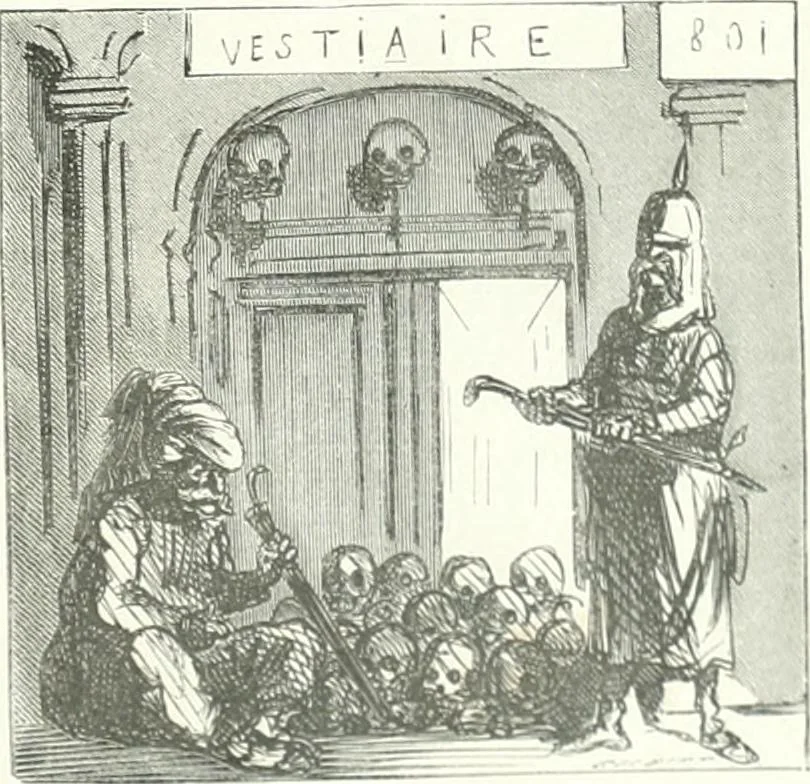 An illustration from Cham, 1853, leaf 112