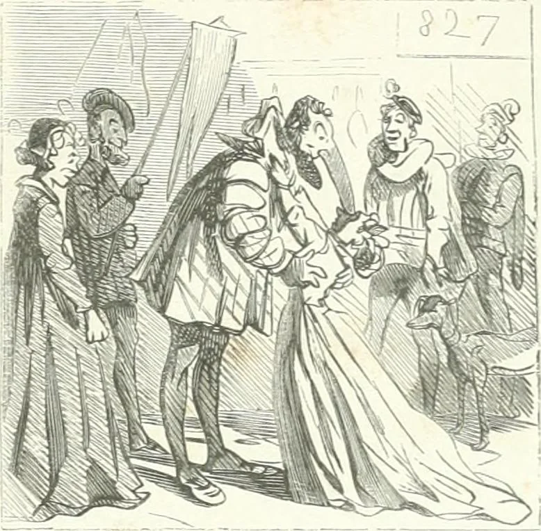 An illustration from Cham, 1853, leaf 114