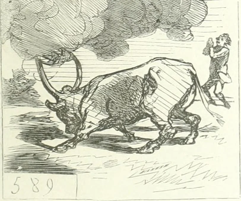 An illustration from Cham, 1853, leaf 114