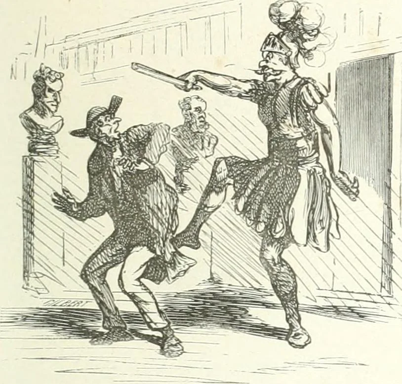 An illustration from Cham, 1853, leaf 116