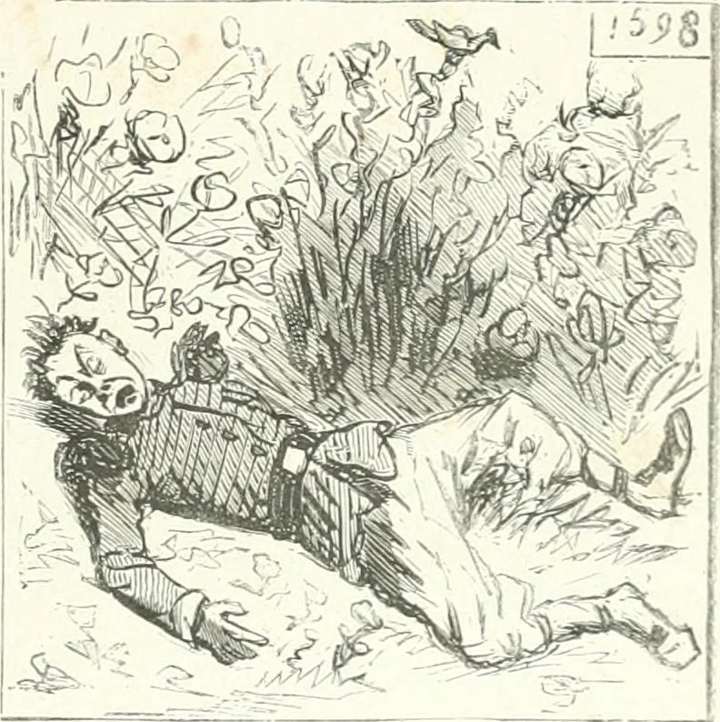 An illustration from Cham, 1853, leaf 116
