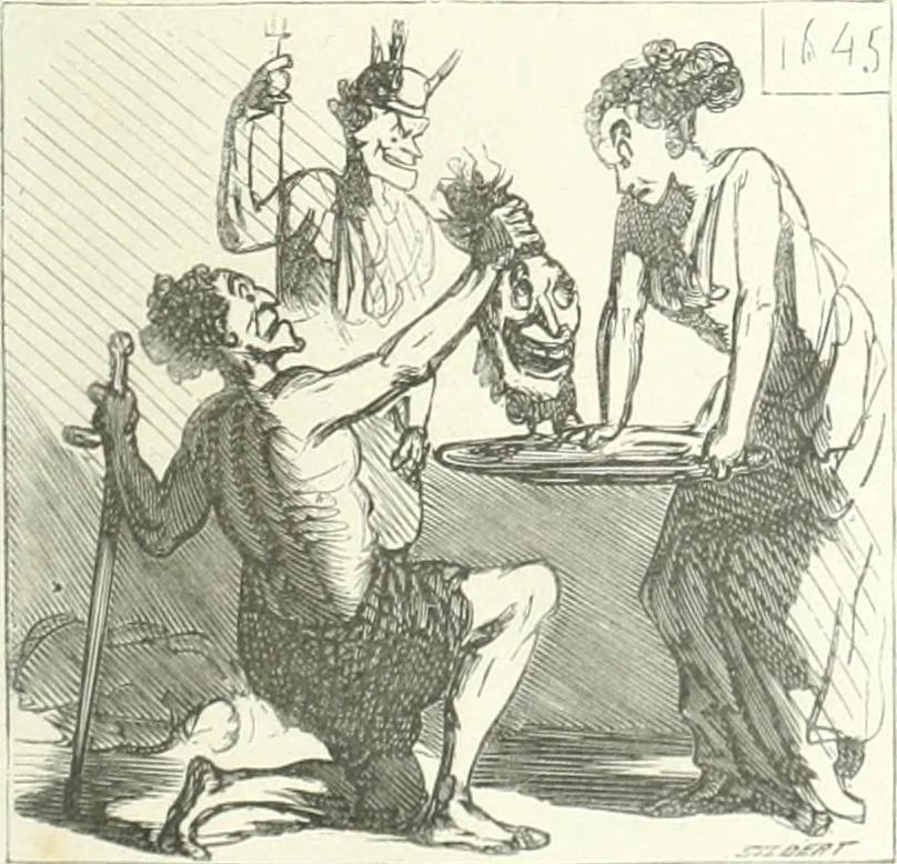 An illustration from Cham, 1853, leaf 116