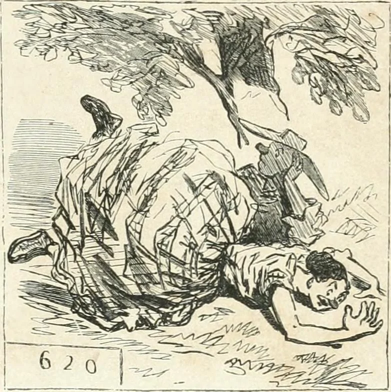 An illustration from Cham, 1853, leaf 12
