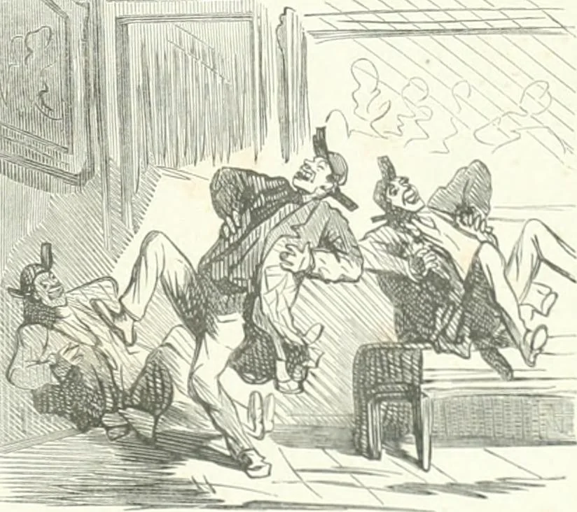 An illustration from Cham, 1853, leaf 120