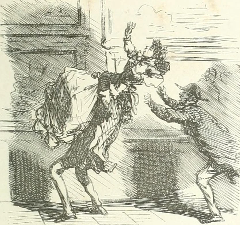 An illustration from Cham, 1853, leaf 124