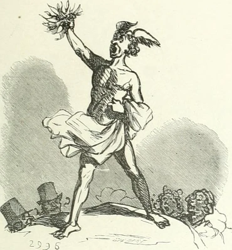 An illustration from Cham, 1853, leaf 132