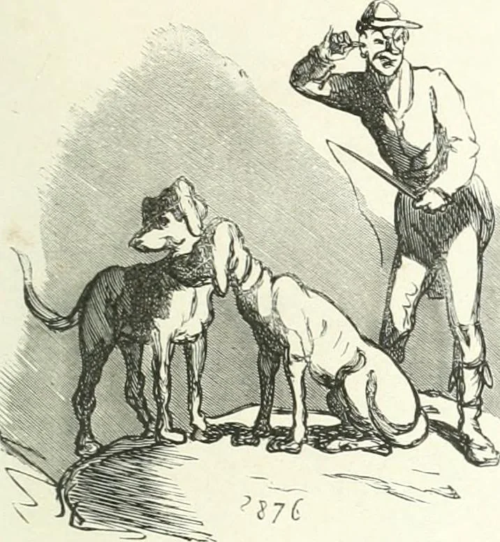 An illustration from Cham, 1853, leaf 134