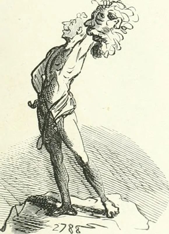 An illustration from Cham, 1853, leaf 134