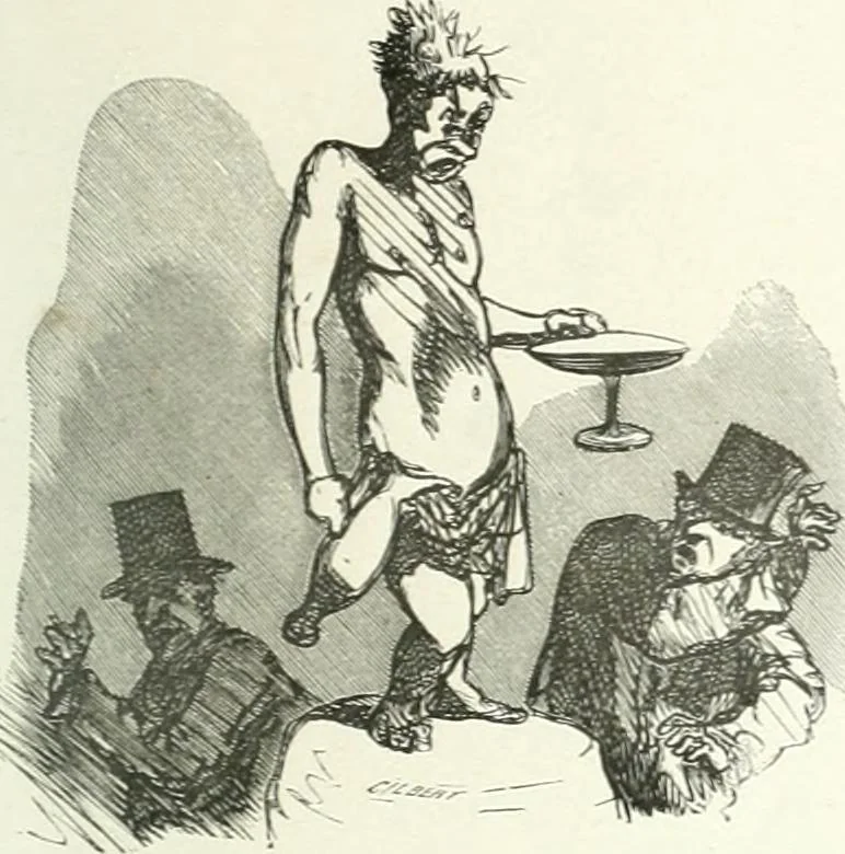 An illustration from Cham, 1853, leaf 136