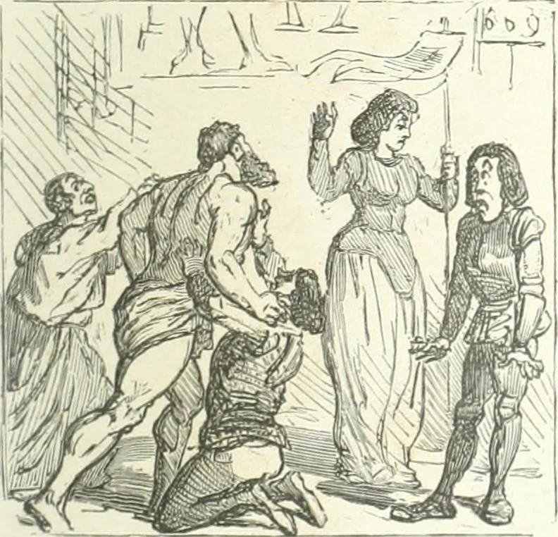An illustration from Cham, 1853, leaf 142